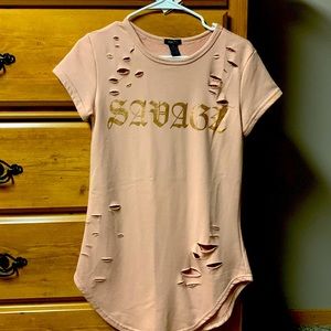 Distressed Savage Tee